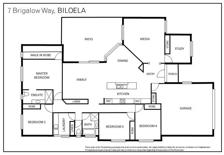 Floorplan of Homely house listing, 7 Brigalow Way, Biloela QLD 4715