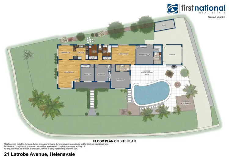 Floorplan of Homely house listing, 21 Latrobe Avenue, Helensvale QLD 4212