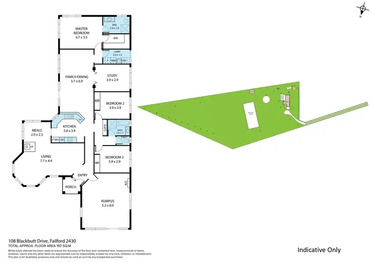 Floorplan of Homely house listing, 108 Blackbutt Drive, Failford NSW 2430