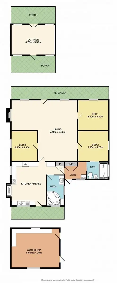 Floorplan of Homely house listing, 39 Trezise Street, Eldorado VIC 3746