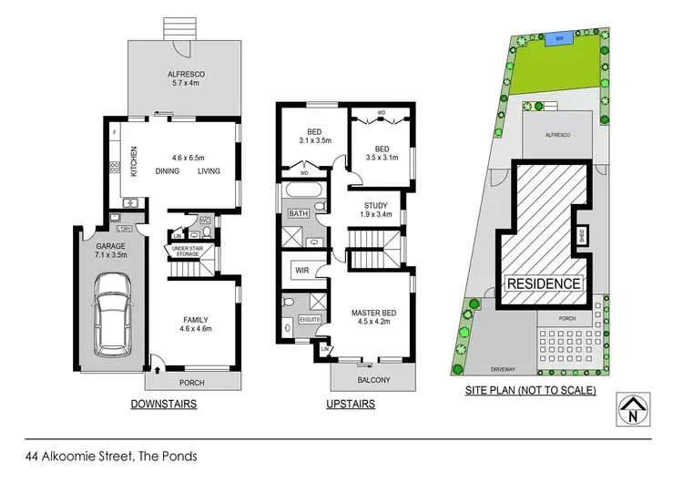 Floorplan of Homely house listing, 44 Alkoomie Street, The Ponds NSW 2769