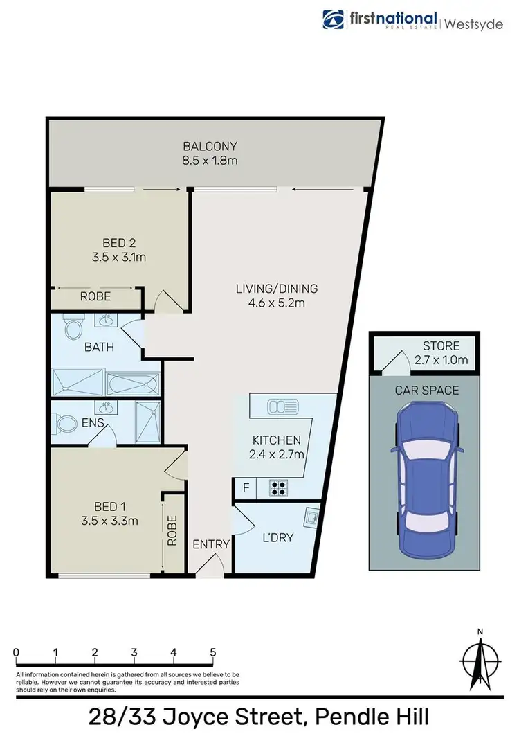 Floorplan of Homely apartment listing, 28/29-33 Joyce Street, Pendle Hill NSW 2145