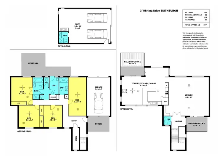 Floorplan of Homely house listing, 3 Whiting Drive, Edithburgh SA 5583
