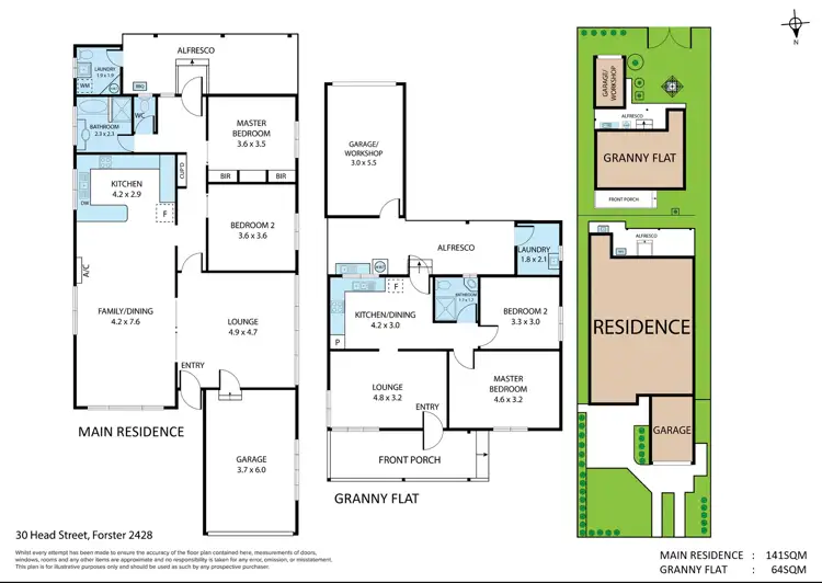 Floorplan of Homely house listing, 30 Head Street, Forster NSW 2428