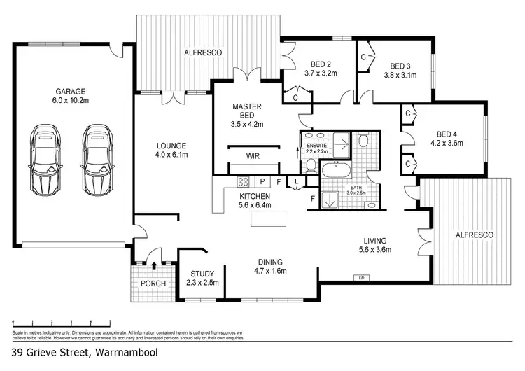 Floorplan of Homely house listing, 39 Grieve Street, Warrnambool VIC 3280