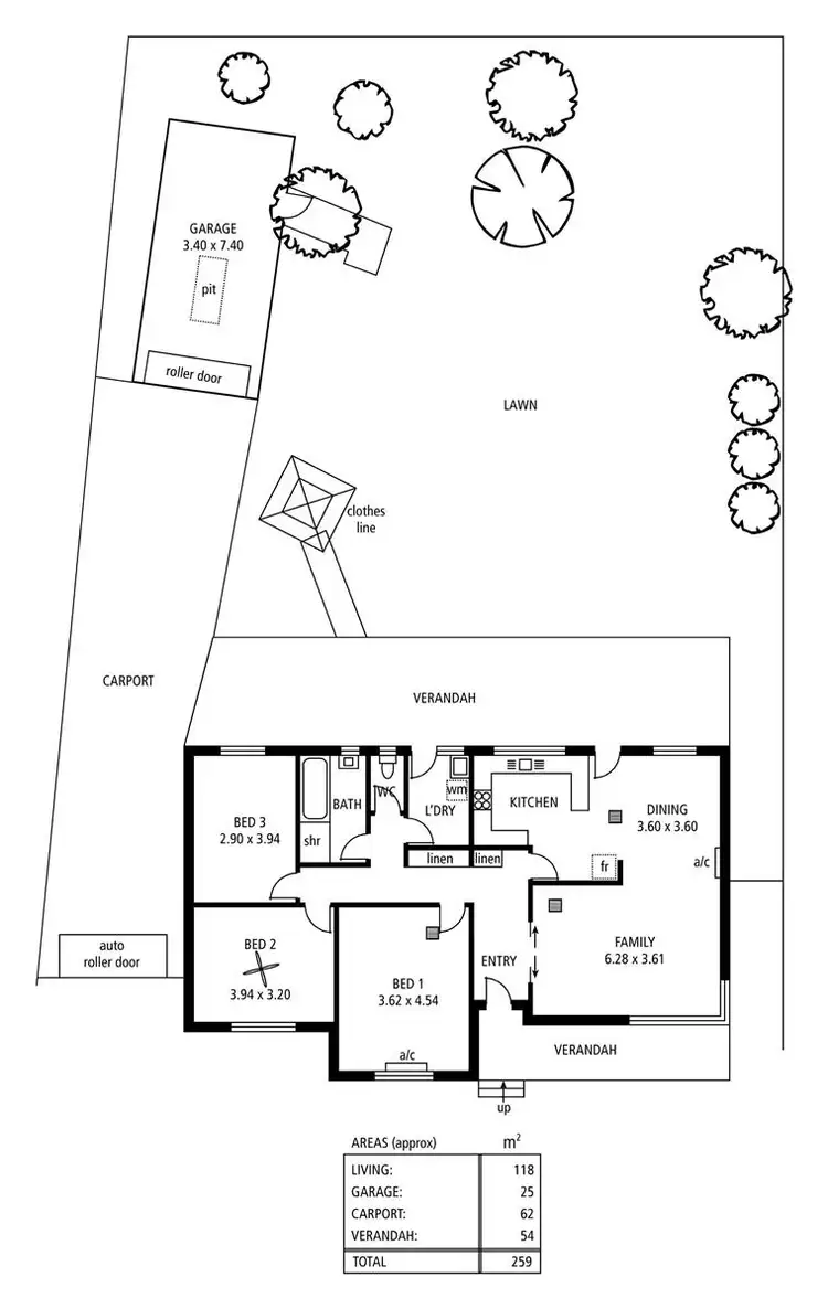 Floorplan of Homely house listing, 3 Parsons Road, Dernancourt SA 5075