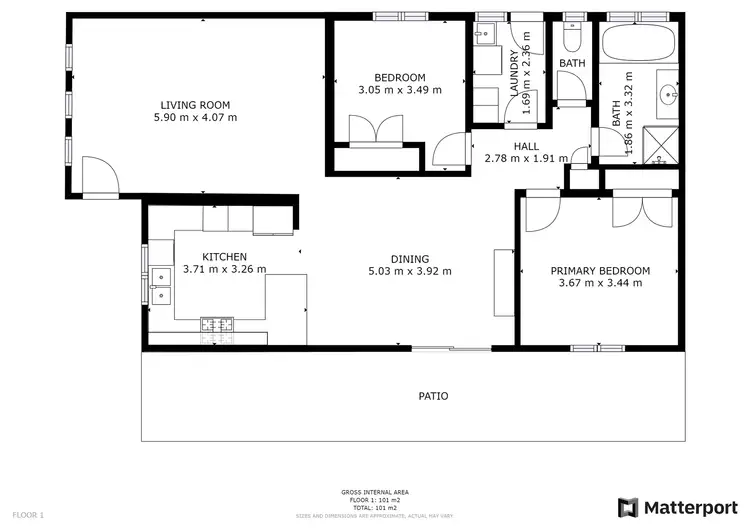 Floorplan of Homely house listing, 2 Anthony Street, Mildura VIC 3500