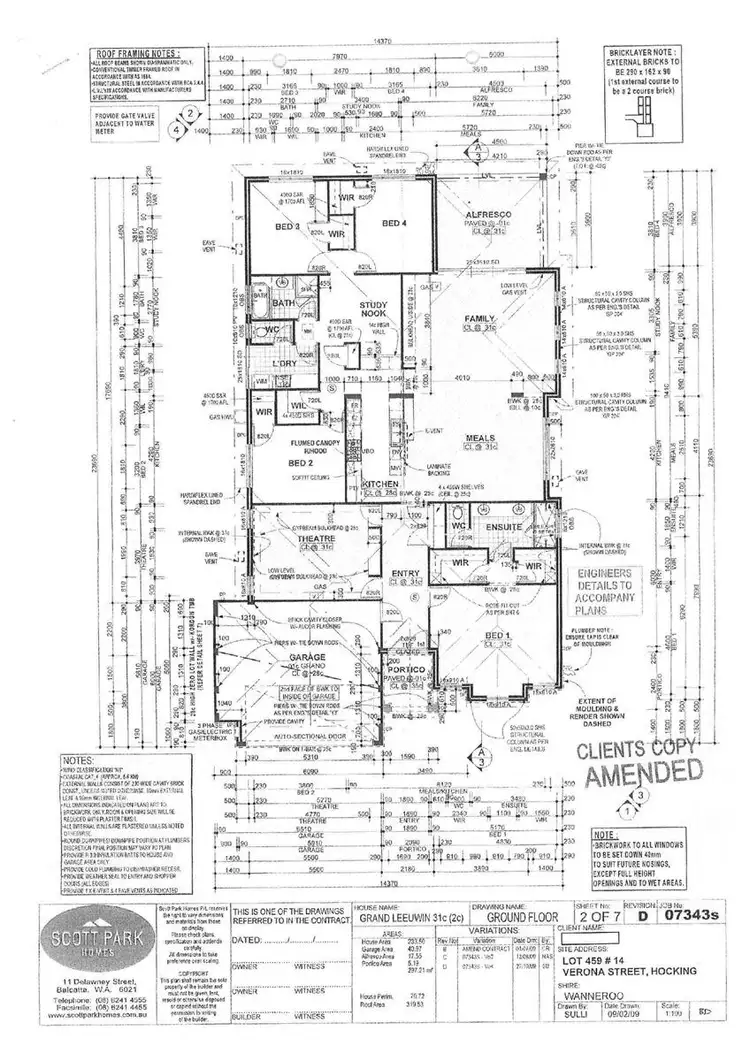 Floorplan of Homely house listing, 14 Verona Street, Hocking WA 6065