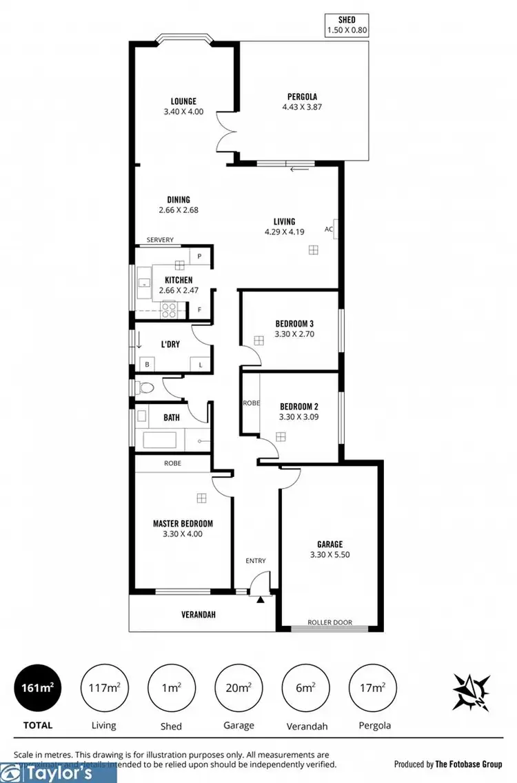 Floorplan of Homely house listing, 5 Dangali Court, Golden Grove SA 5125