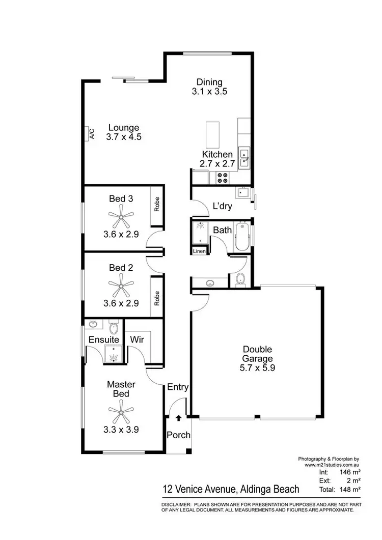 Floorplan of Homely house listing, 12 Venice Avenue, Aldinga Beach SA 5173