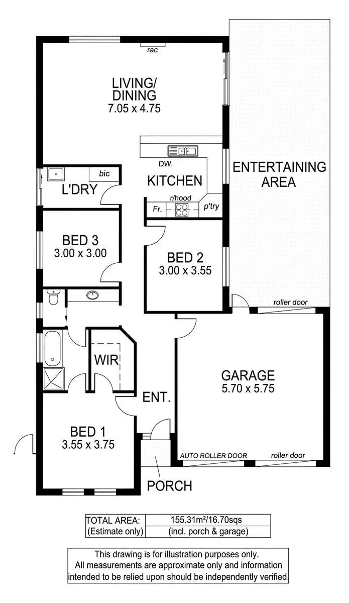 Floorplan of Homely house listing, 35 Erebus Circuit, Morphett Vale SA 5162