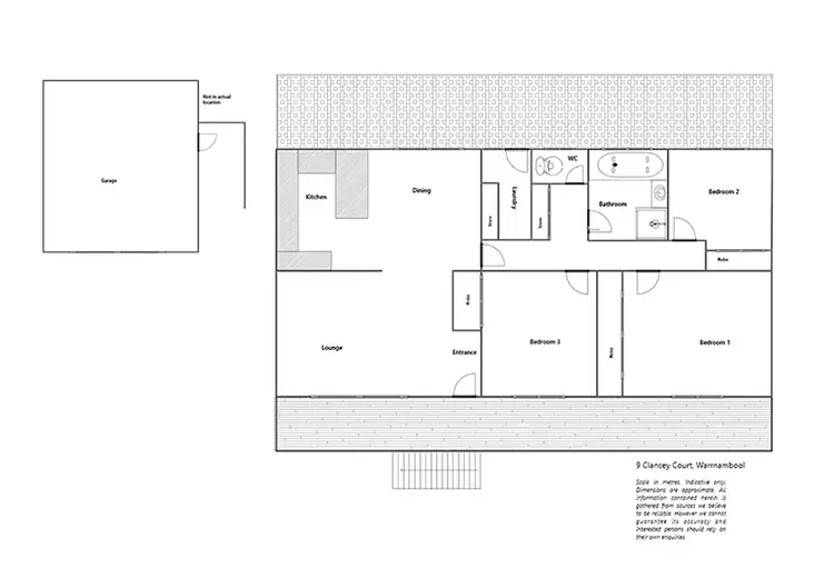 Floorplan of Homely house listing, 9 Clancey Court, Warrnambool VIC 3280