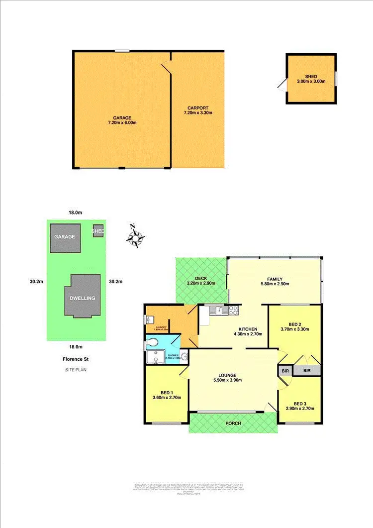 Floorplan of Homely house listing, 5 Florence Street, Cardiff South NSW 2285