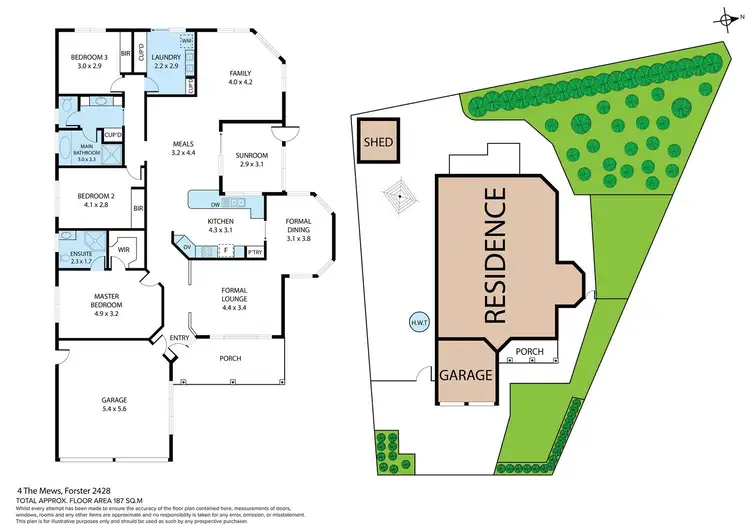 Floorplan of Homely house listing, 4 The Mews, Forster NSW 2428