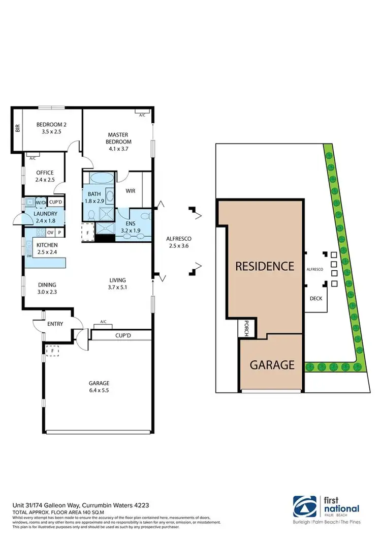 Floorplan of Homely apartment listing, 31/174 Galleon Way, Currumbin Waters QLD 4223