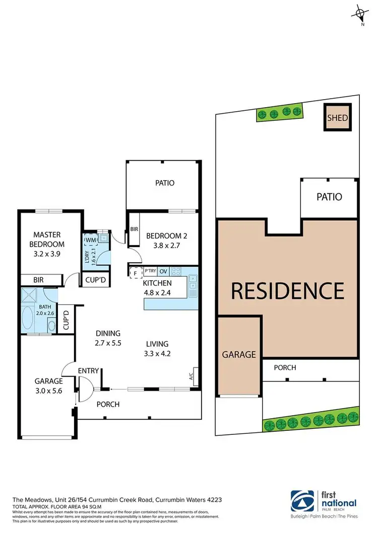 Floorplan of Homely unit listing, 26/154 Currumbin Creek Road, Currumbin Waters QLD 4223
