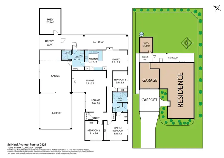 Floorplan of Homely house listing, 56 Hind Avenue, Forster NSW 2428