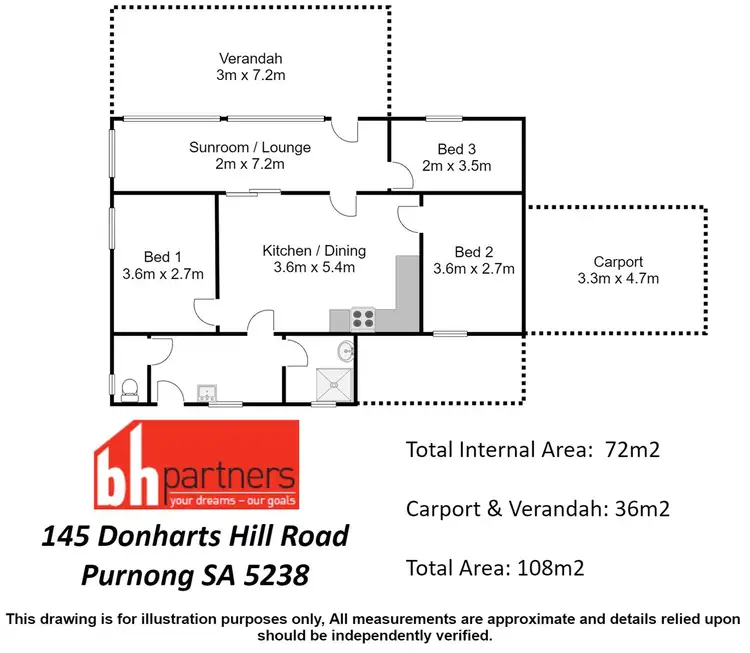 Floorplan of Homely house listing, 145 Donharts Hill Road, Purnong SA 5238