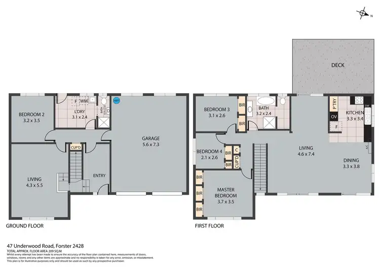 Floorplan of Homely house listing, 47 Underwood Road, Forster NSW 2428