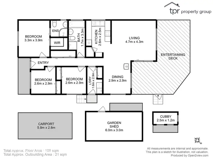 Floorplan of Homely house listing, 37 Marguerite Street, Ranelagh TAS 7109