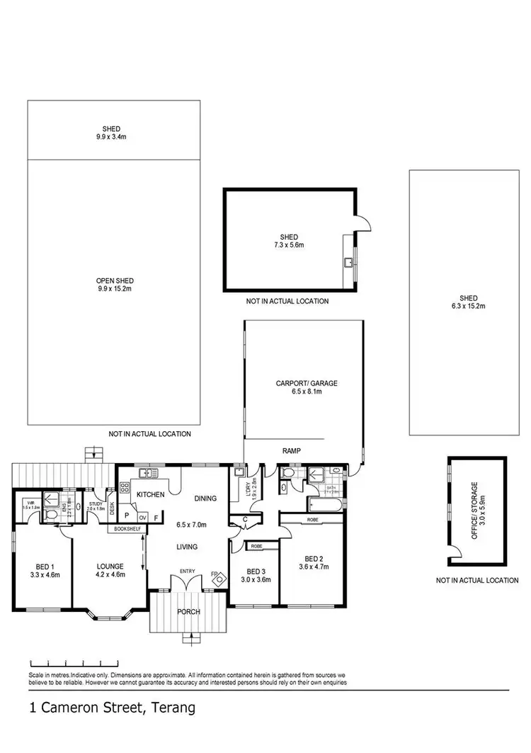 Floorplan of Homely house listing, 1 Cameron Street, Terang VIC 3264