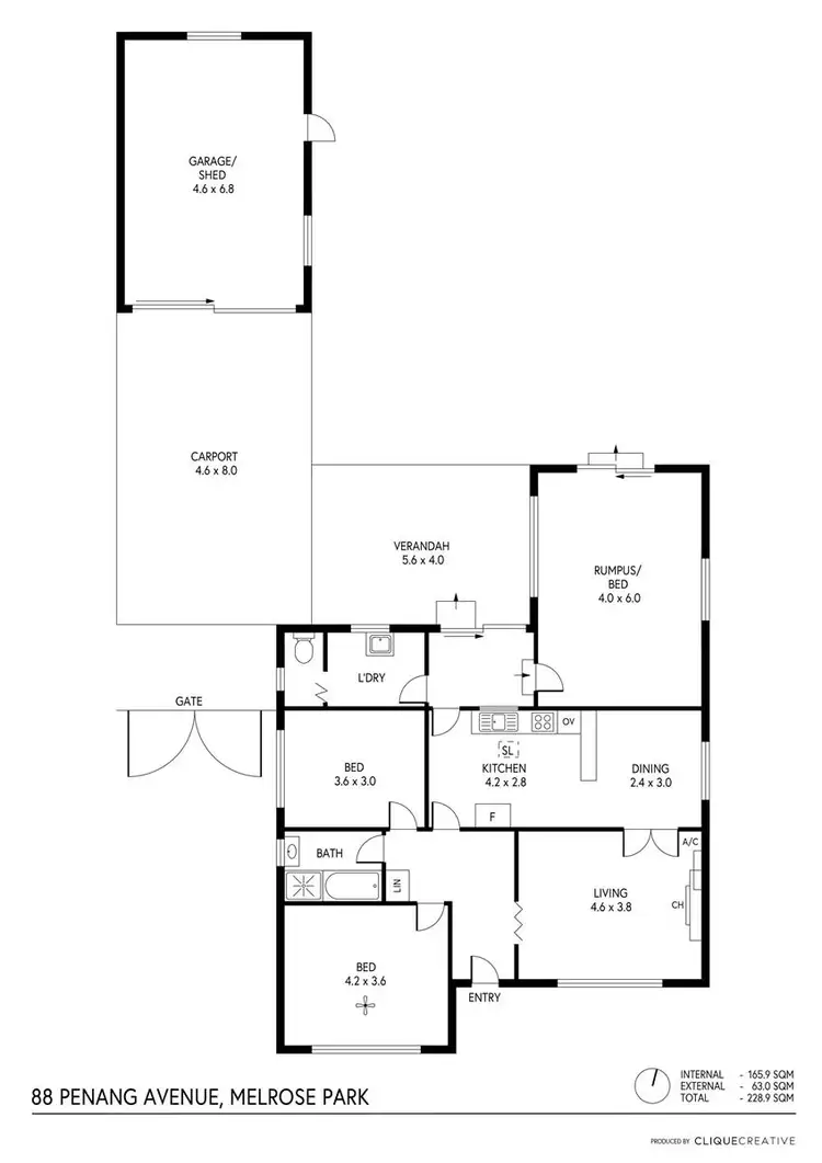 Floorplan of Homely house listing, 88 Penang Avenue, Melrose Park SA 5039