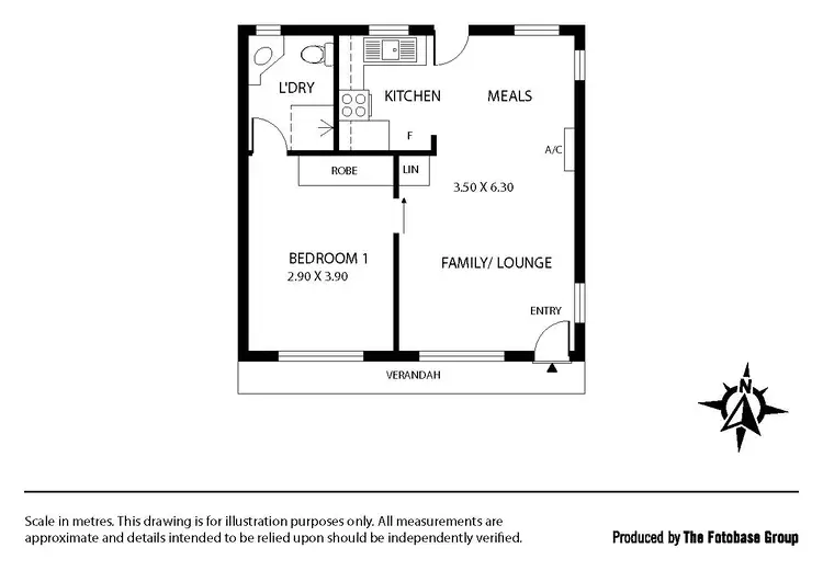 Floorplan of Homely unit listing, 3/8 Silver Avenue, South Brighton SA 5048