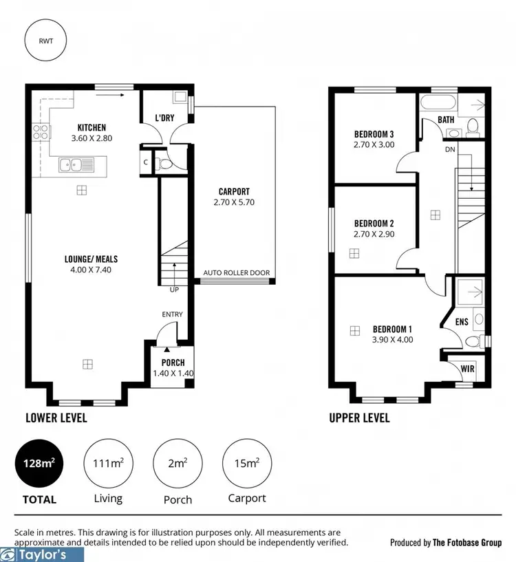 Floorplan of Homely townhouse listing, 14/46B York Terrace, Salisbury SA 5108