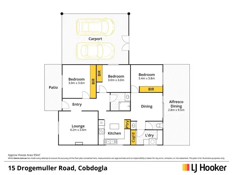 Floorplan of Homely house listing, 15 Drogemuller Road, Cobdogla SA 5346