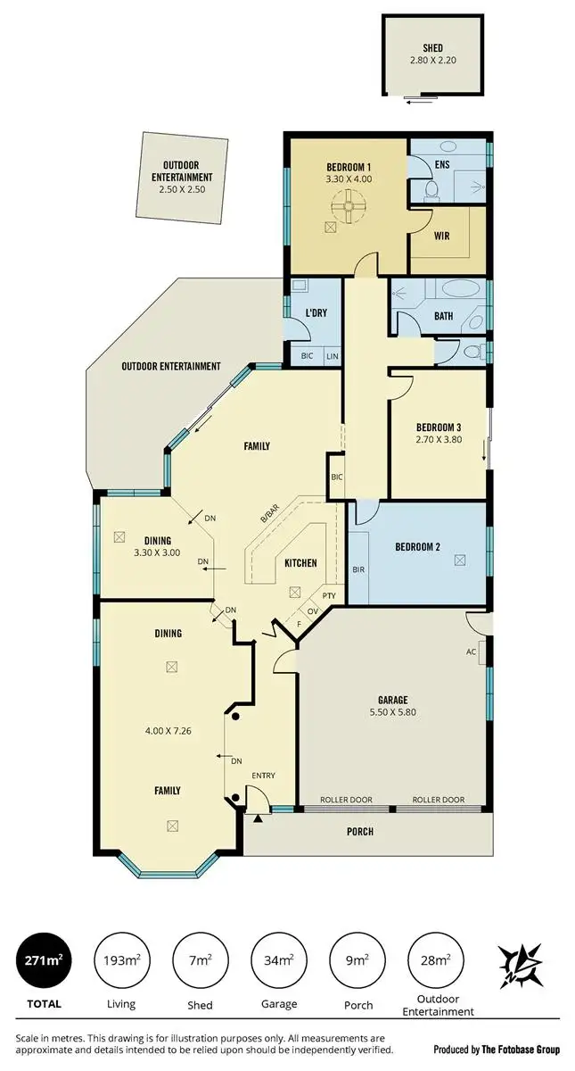 Floorplan of Homely house listing, 11 Tangerine Court, Golden Grove SA 5125