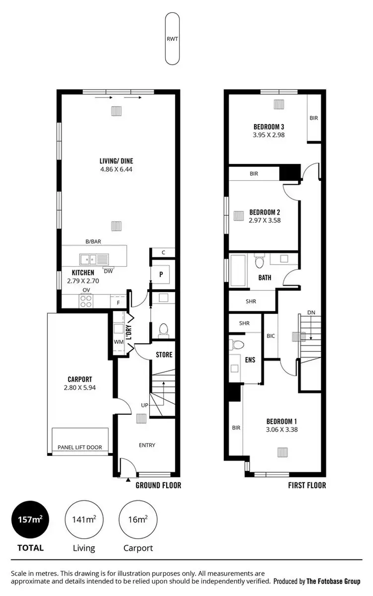 Floorplan of Homely house listing, 19B Quick Road, Mitchell Park SA 5043