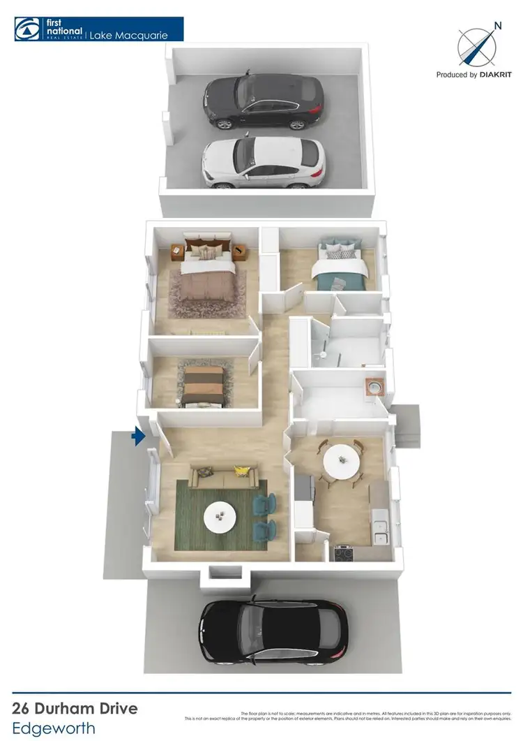 Floorplan of Homely house listing, 26 Durham Drive, Edgeworth NSW 2285