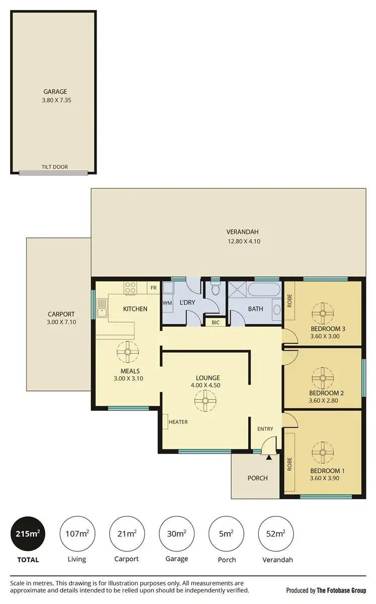Floorplan of Homely house listing, 9 Sandford Street, Tea Tree Gully SA 5091