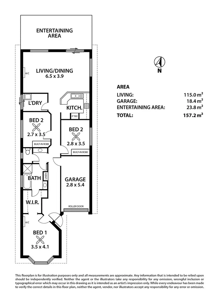 Floorplan of Homely house listing, 5 Shannon Court, Murray Bridge SA 5253