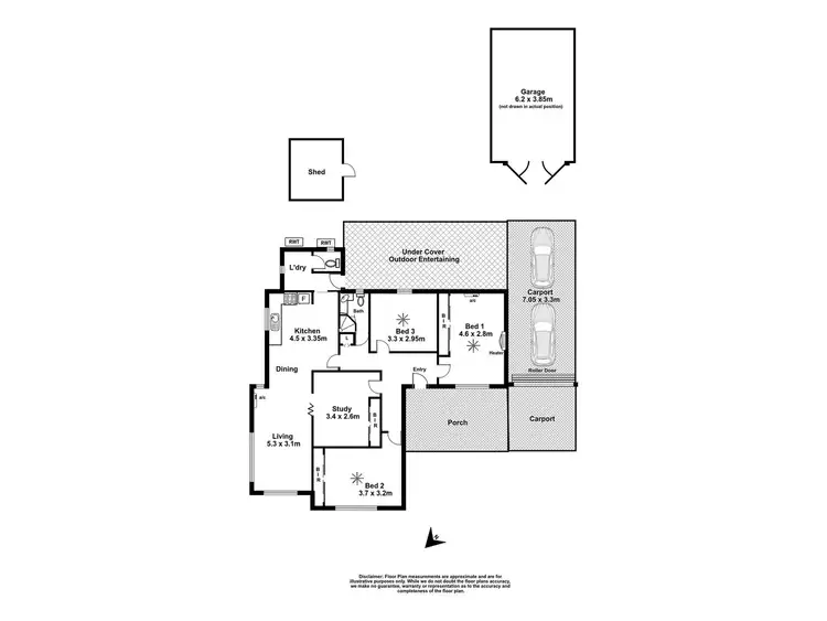 Floorplan of Homely house listing, 159 Halsey Road, Henley Beach South SA 5022