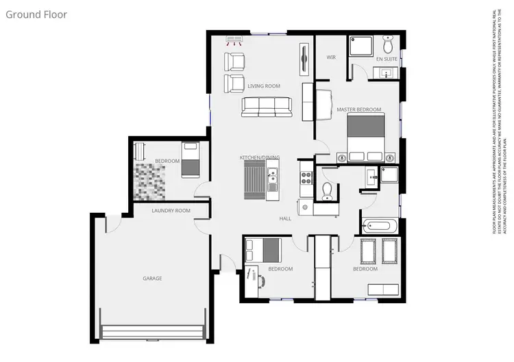 Floorplan of Homely house listing, 8 Orchard Grove, Beechworth VIC 3747