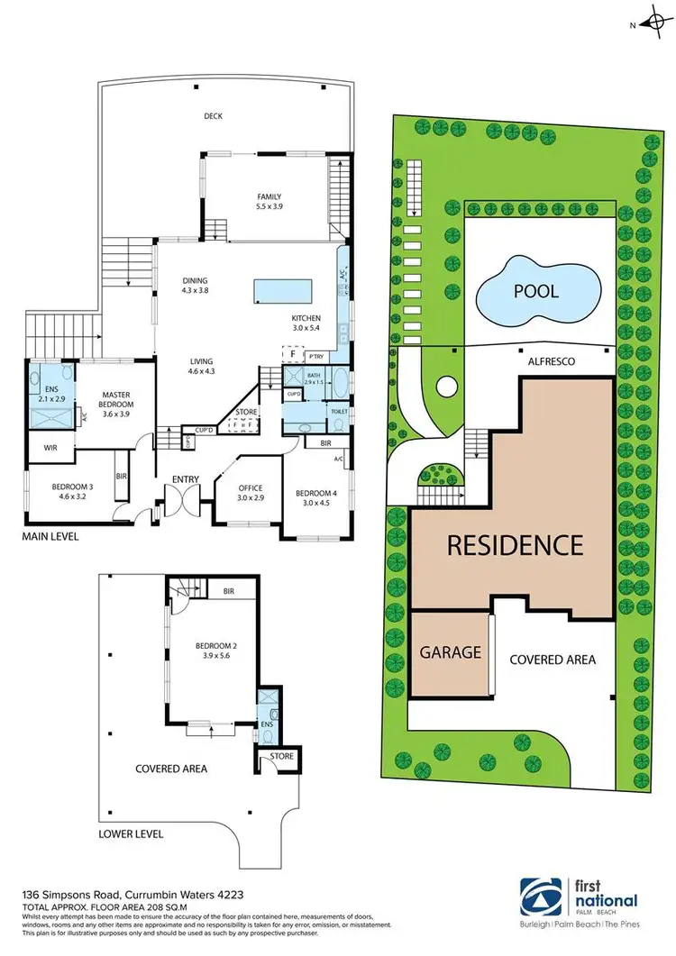 Floorplan of Homely house listing, 136 Simpsons Road, Currumbin Waters QLD 4223