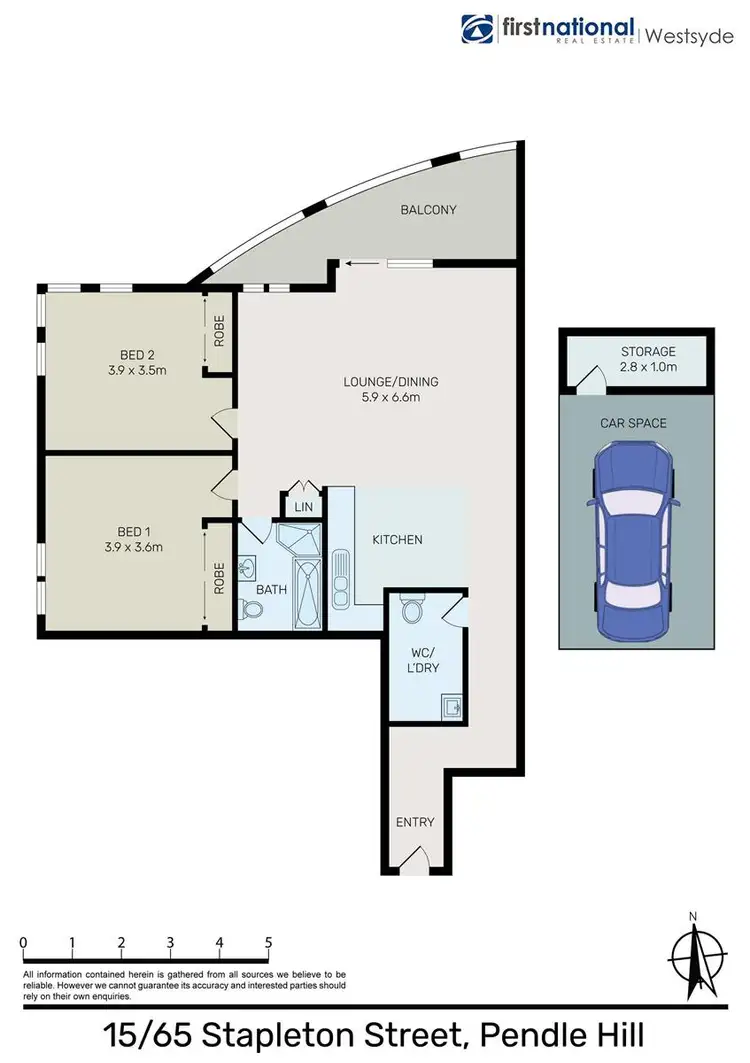 Floorplan of Homely apartment listing, 15/65-69 Stapleton Street, Pendle Hill NSW 2145