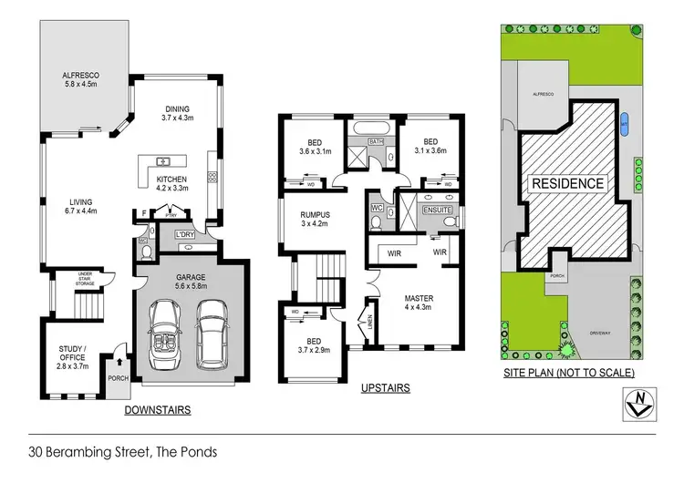 Floorplan of Homely house listing, 30 Berambing Street, The Ponds NSW 2769