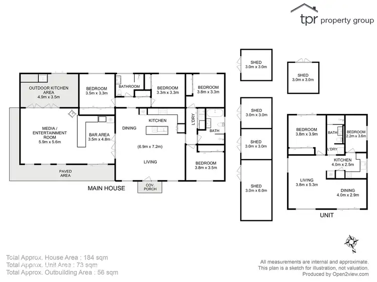 Floorplan of Homely house listing, 57 Carlton River Road, Dodges Ferry TAS 7173