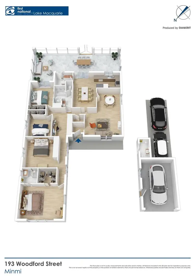 Floorplan of Homely house listing, 193 Woodford Street, Minmi NSW 2287