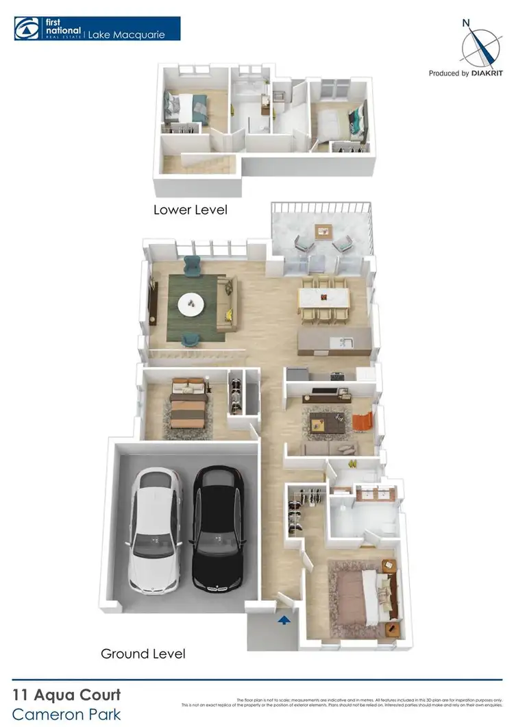 Floorplan of Homely house listing, 11 Aqua Court, Cameron Park NSW 2285