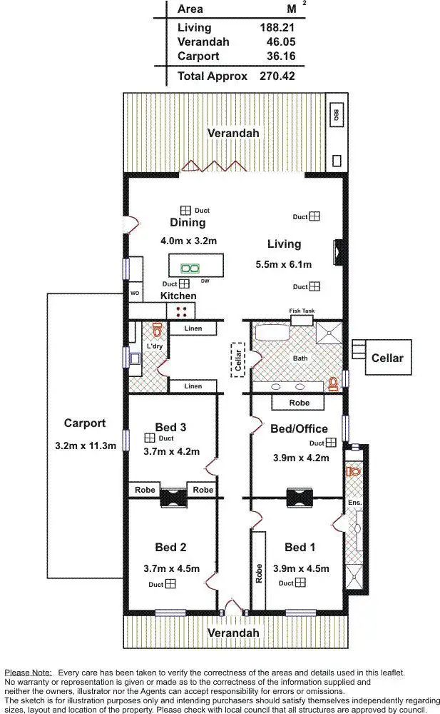 Floorplan of Homely house listing, 7 Edmund Avenue, Unley SA 5061