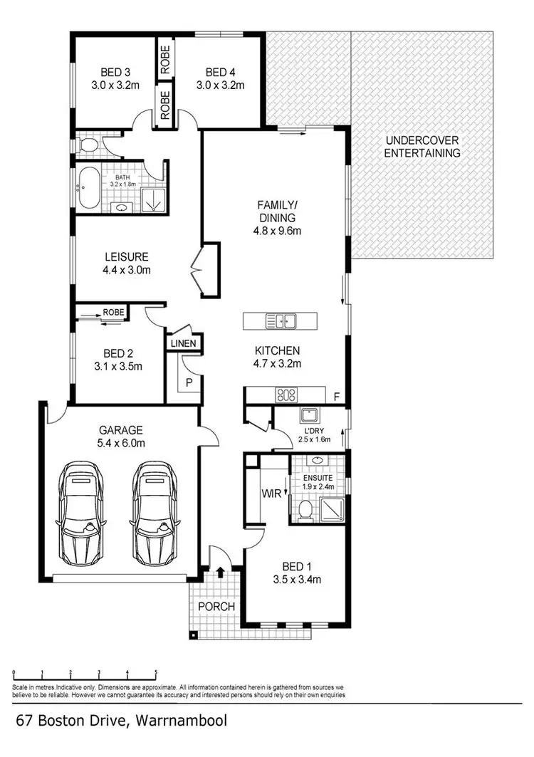Floorplan of Homely house listing, 67 Boston Drive, Warrnambool VIC 3280