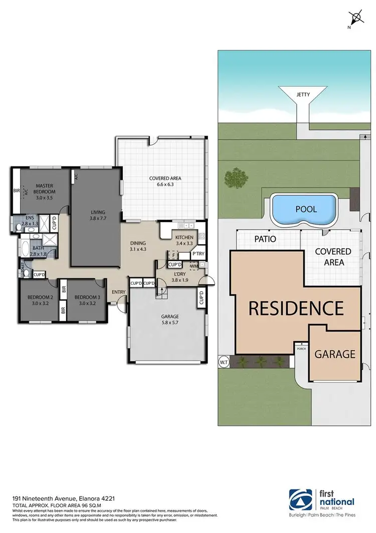 Floorplan of Homely house listing, 191 Nineteenth Avenue, Elanora QLD 4221