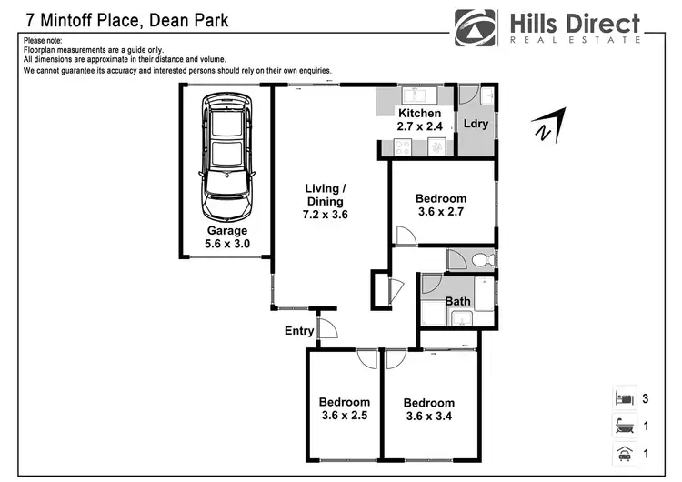 Floorplan of Homely house listing, 7 Mintoff Place, Dean Park NSW 2761