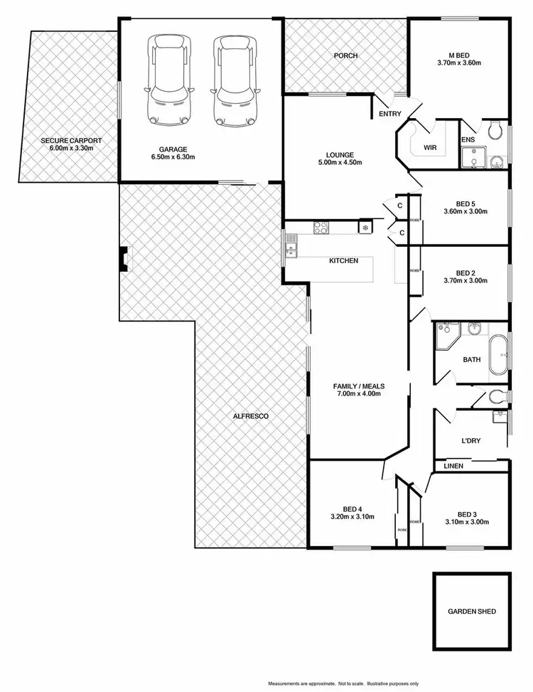 Floorplan of Homely house listing, 33 Sanctuary Boulevard, Wodonga VIC 3690