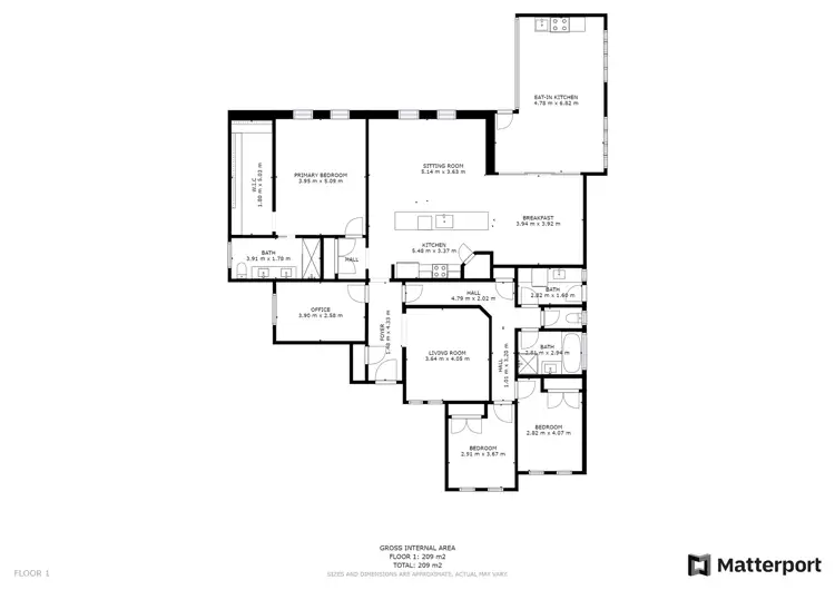 Floorplan of Homely house listing, 5 Standford Rise, Mildura VIC 3500