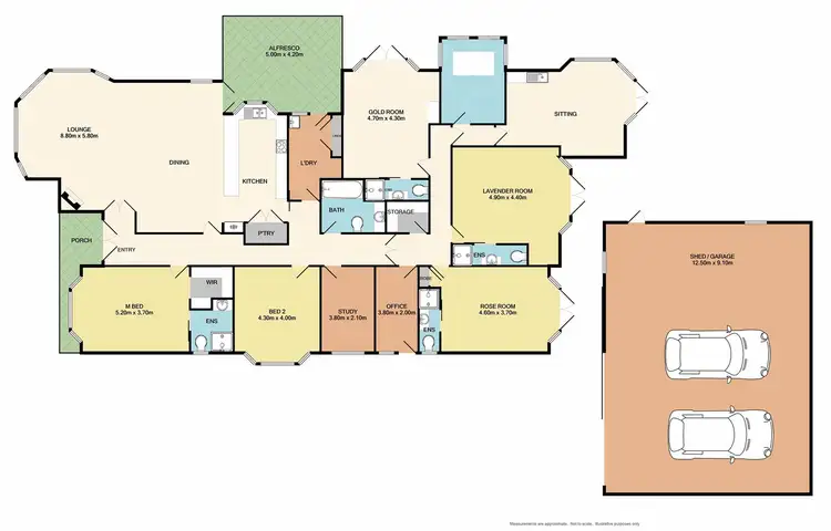 Floorplan of Homely house listing, 10 Last Street, Beechworth VIC 3747