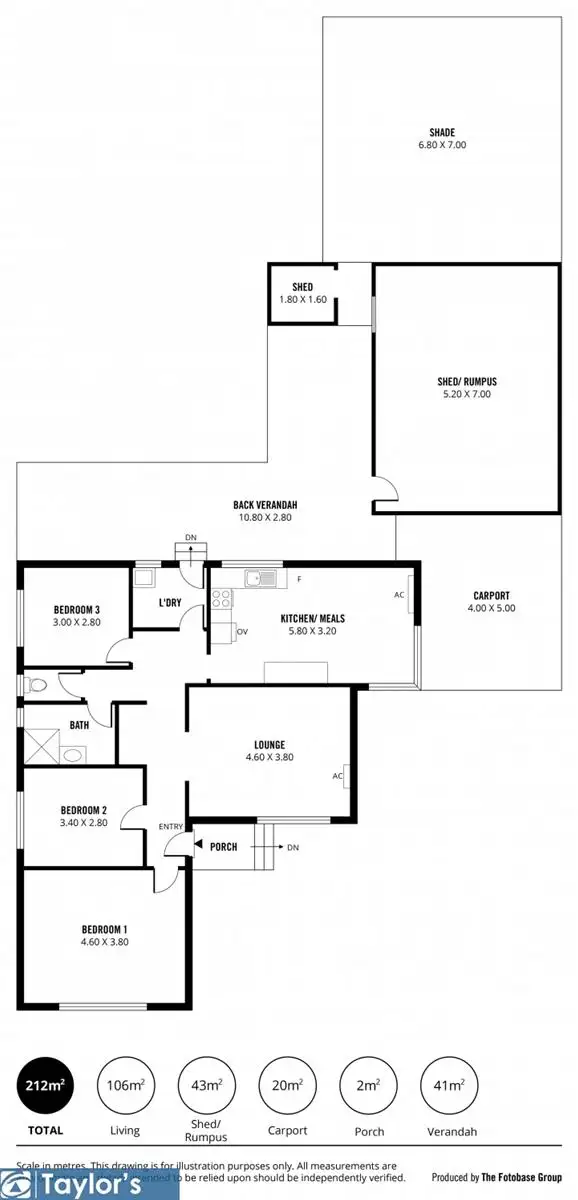 Floorplan of Homely house listing, 45 Williamson Road, Para Hills SA 5096